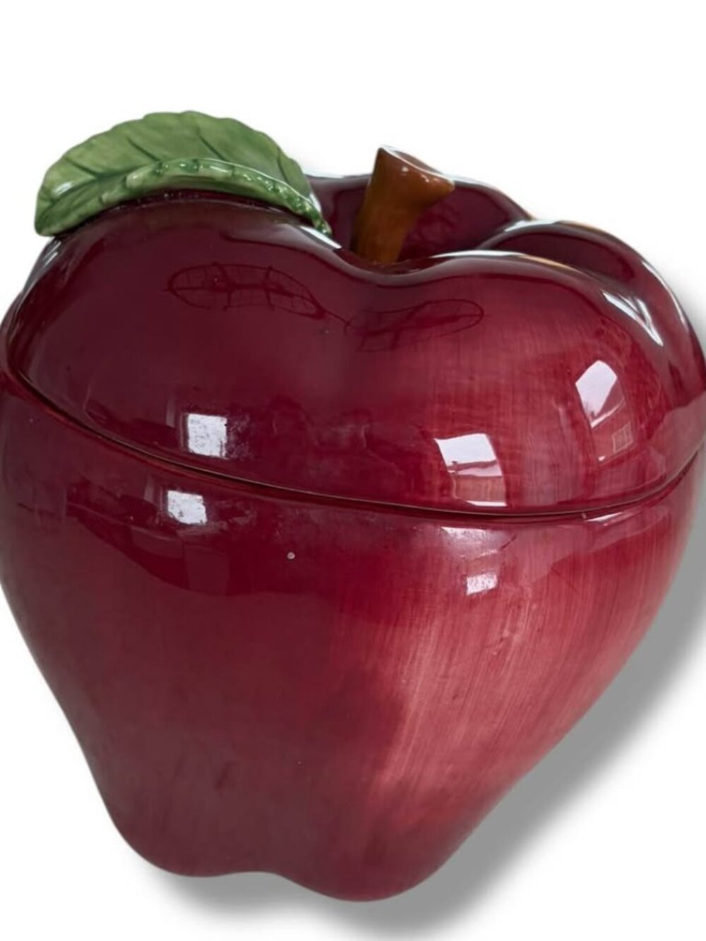 Vintage 1990s Apple Cookie Jar - Picture 5 of 7
